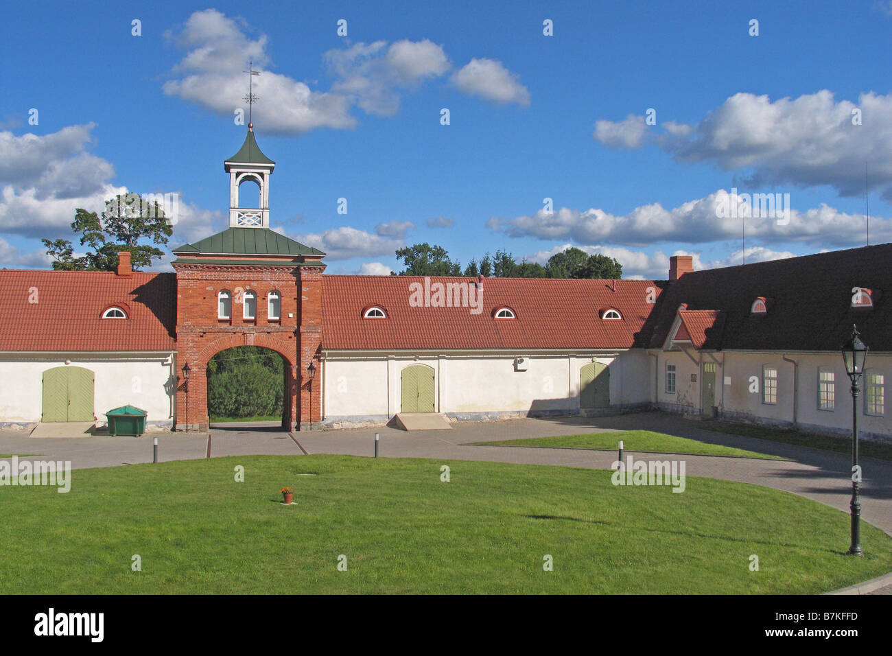 Ruusmäe Estonie Europe Comté Võru Manor Banque D'Images