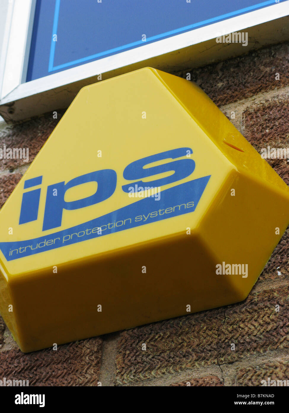 Alarme antivol à l'avant d'une propriété Banque D'Images