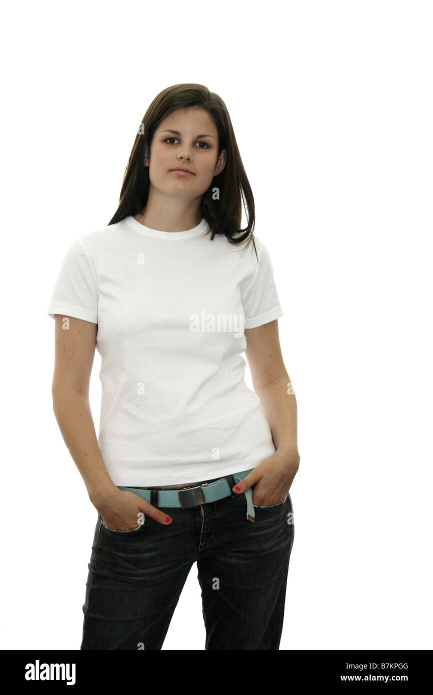 plain white t shirt for girl