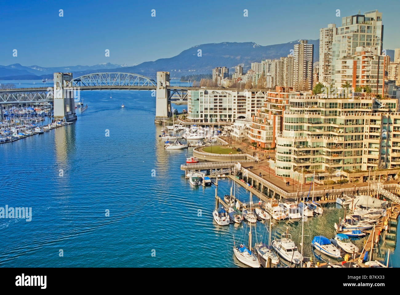 Scenic Vancouver, Colombie-Britannique, Canada, accueil des Jeux Olympiques d'hiver de 2010 Banque D'Images