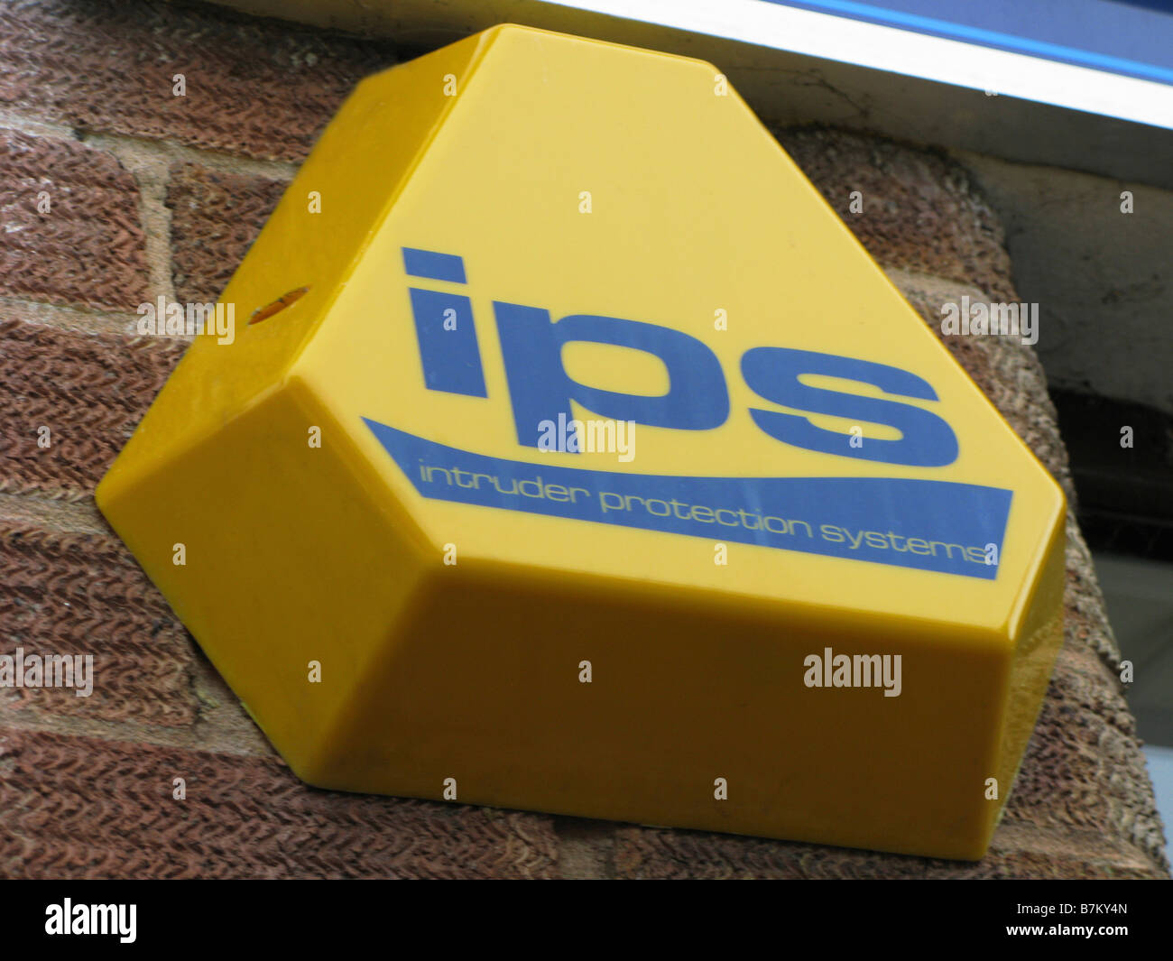 Alarme antivol à l'avant d'une propriété Banque D'Images