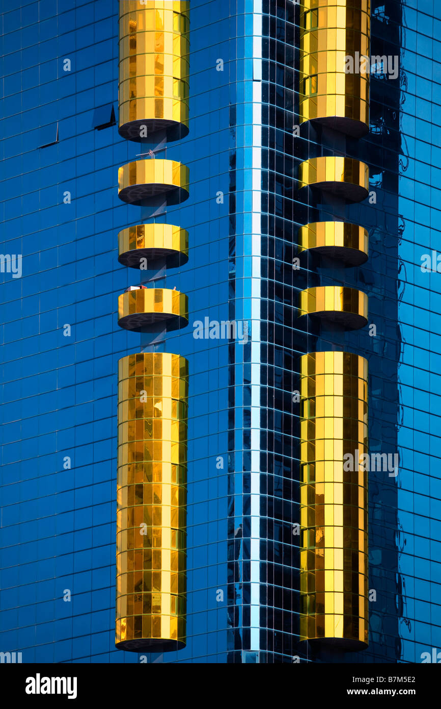 Immeuble sur Sheik Zayed road à Dubai Banque D'Images