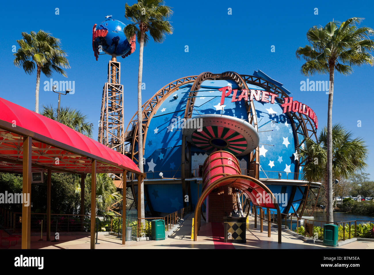 Le restaurant Planet Hollywood, Downtown Disney, Lake Buena Vista, Orlando, Floride, USA Central Banque D'Images