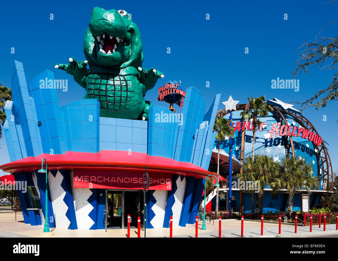 Le restaurant Planet Hollywood, Downtown Disney, Lake Buena Vista, Orlando, Floride, USA Central Banque D'Images