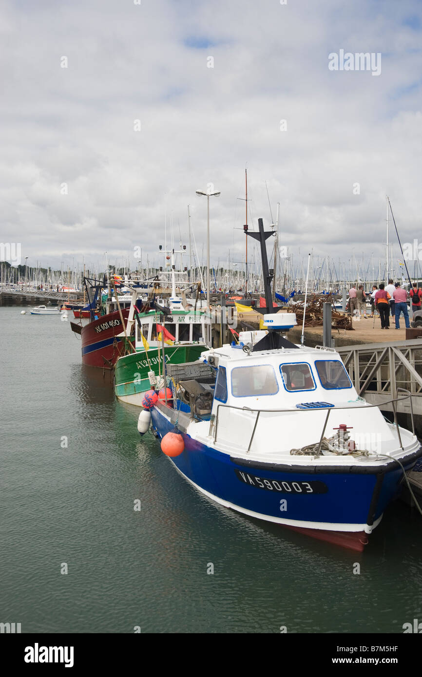 Port de pêche de la Trinité-sur-Mer, France Banque D'Images