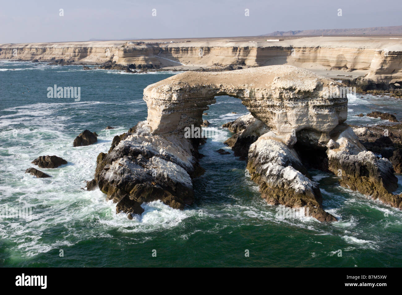 Antofagasta Chili la portada rock formation ocean Banque D'Images