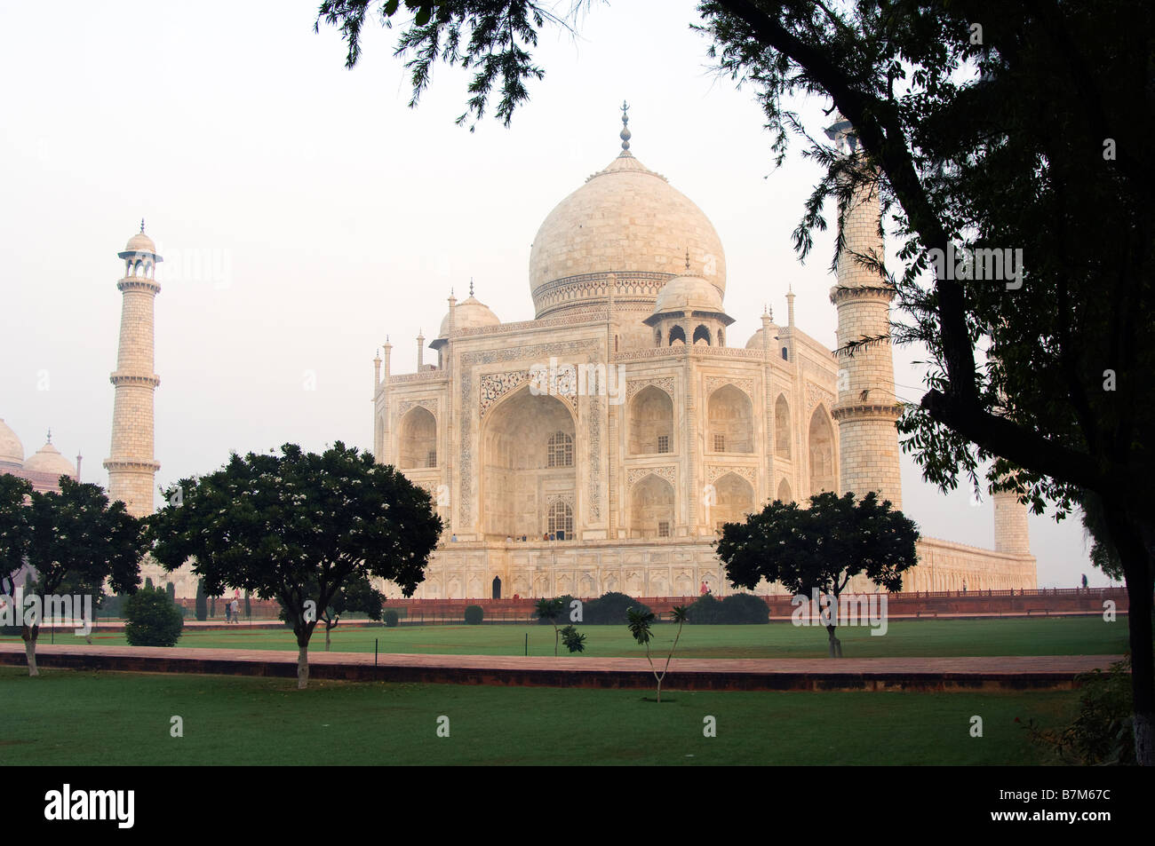 Taj Mahal Agra Banque D'Images