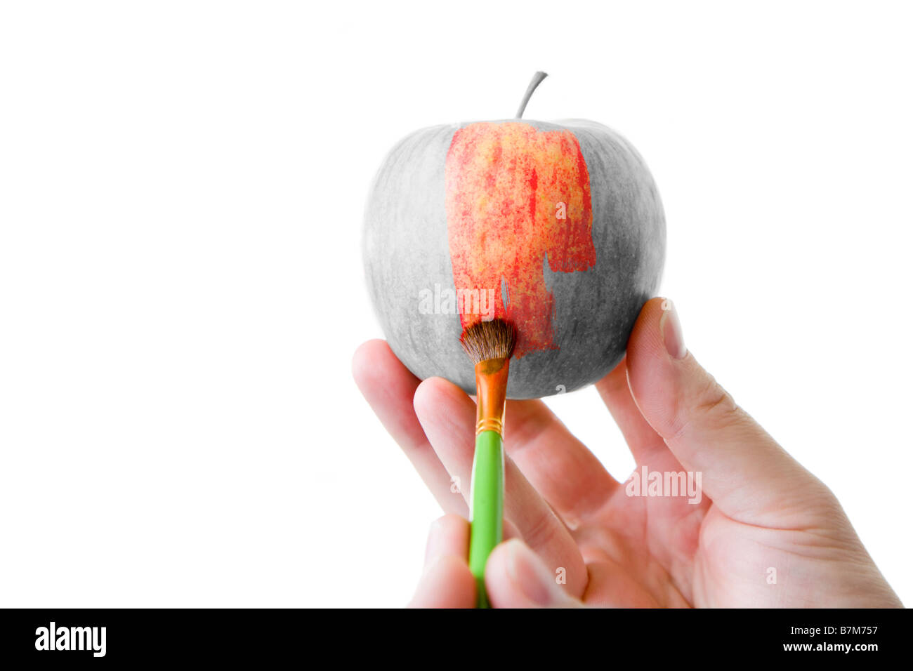 La réalité de la peinture Banque D'Images