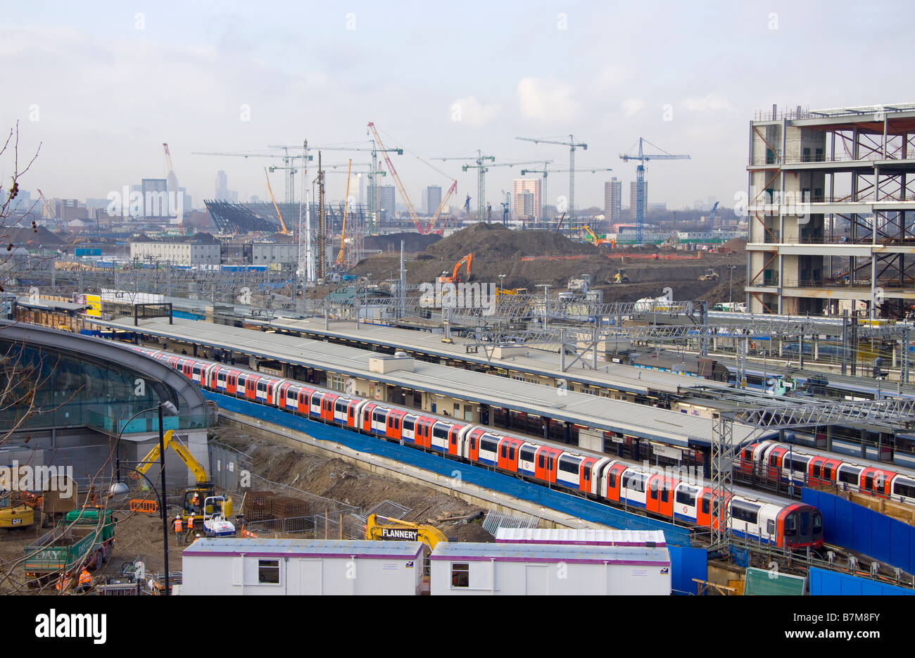 La gare de Stratford Newham est de Londres Banque D'Images