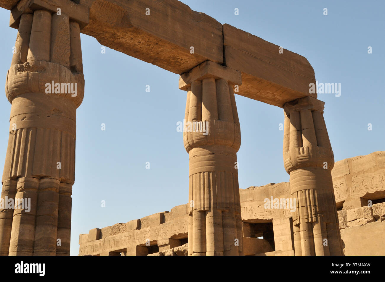 Temple de Karnak, Louxor, Egypte 081116 32609  Banque D'Images