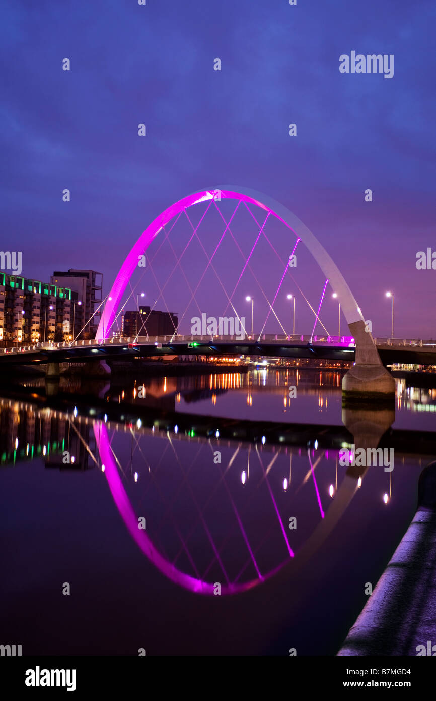 Finnieston bridge pont aux clyde Glasgow Banque D'Images
