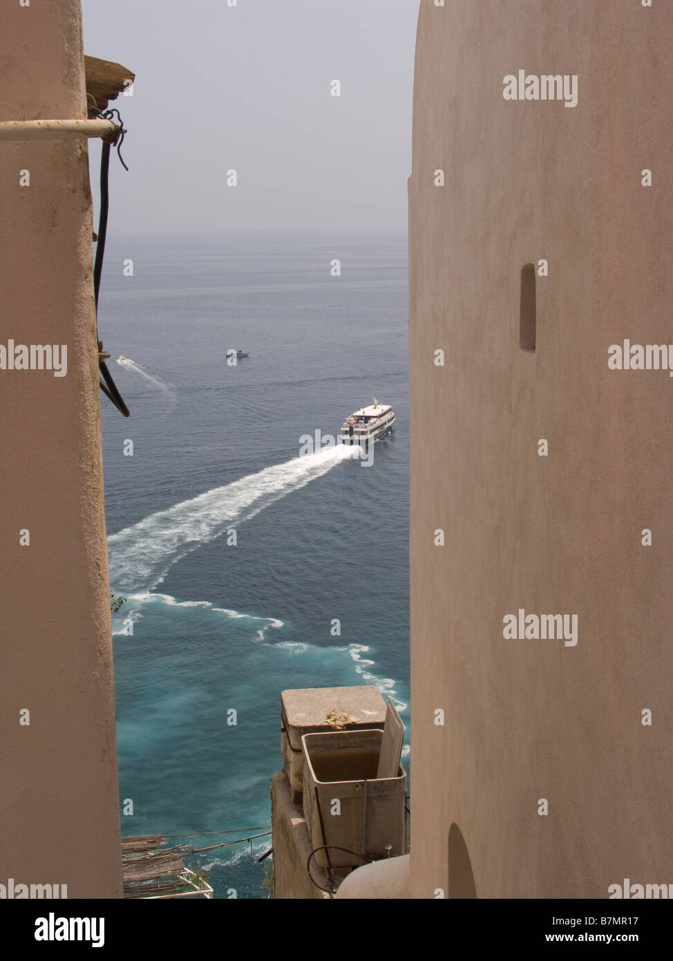 Positano à Côte Amalfitaine Campanie Italie Europe Site du patrimoine mondial Banque D'Images