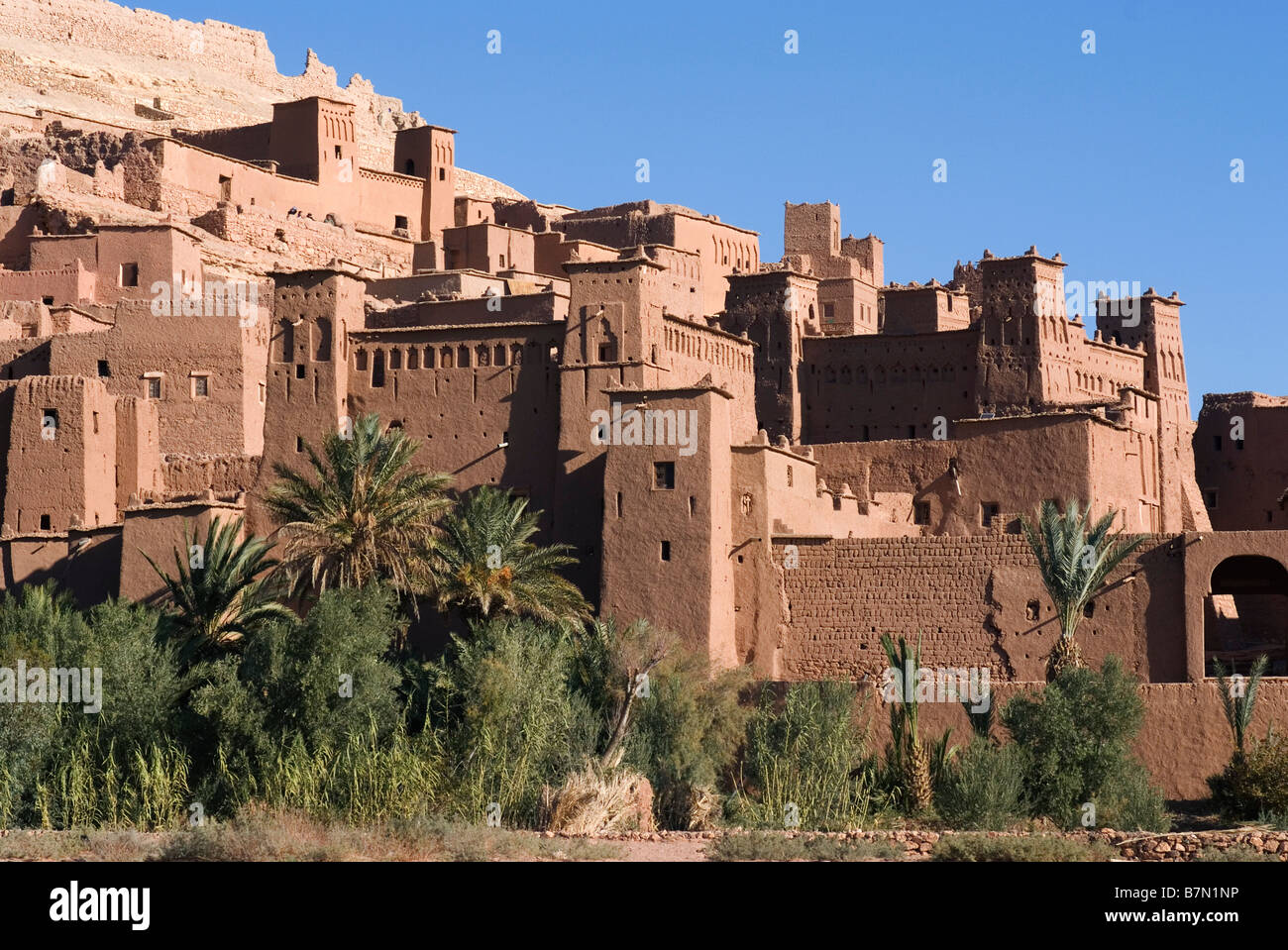 Le site du patrimoine de l'UNESCO de la Kasbah Ait Ben Haddou Maroc Banque D'Images