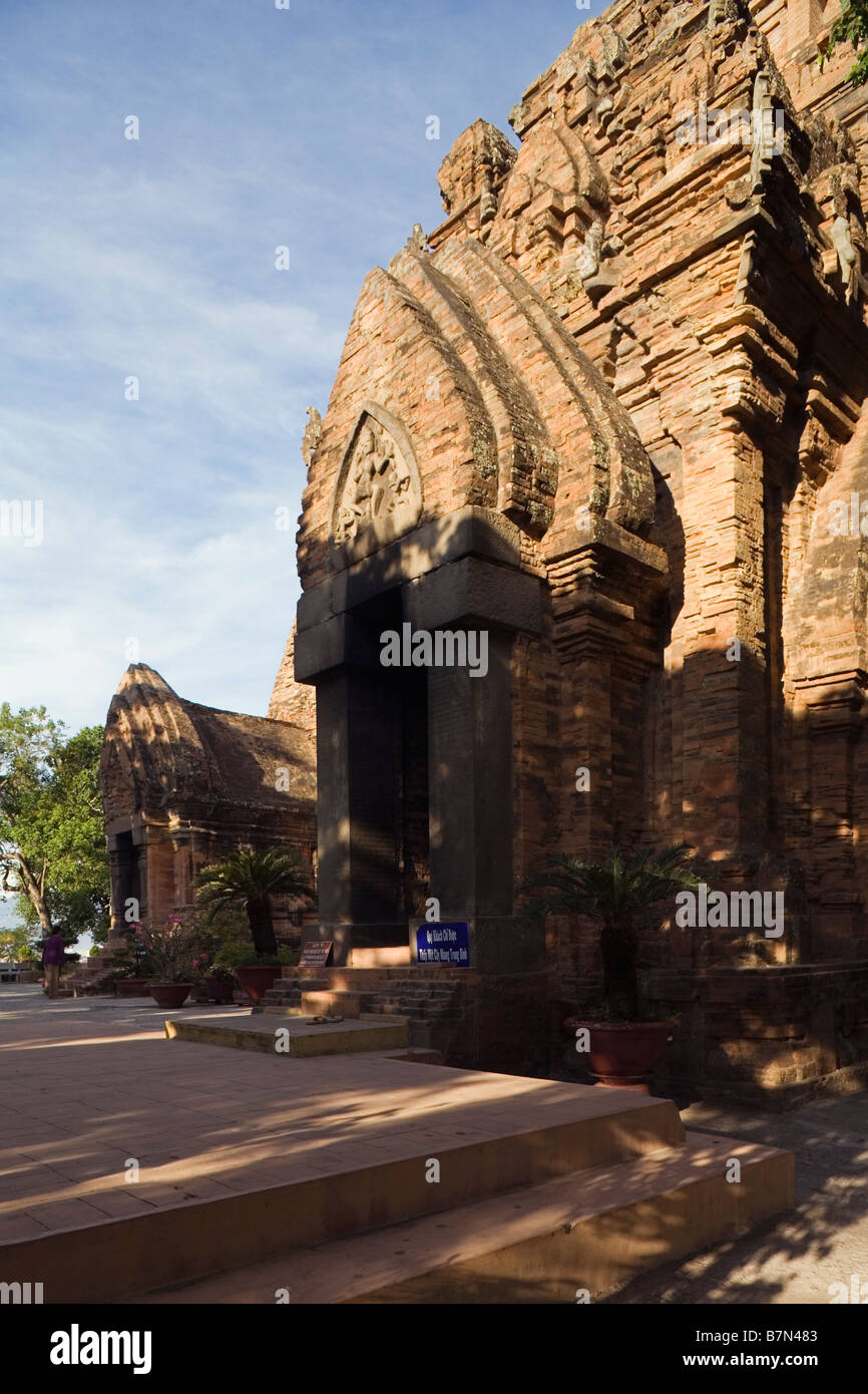 Ville de Nha Trang. Les Tours Cham de Po Nagar Banque D'Images