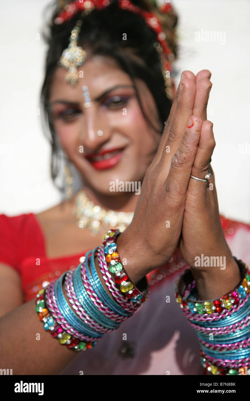 Lady boy Grema Katmandou Banque D'Images