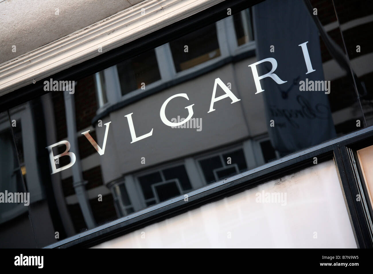 Boutique Bulgari, Bond Street, Londres Banque D'Images