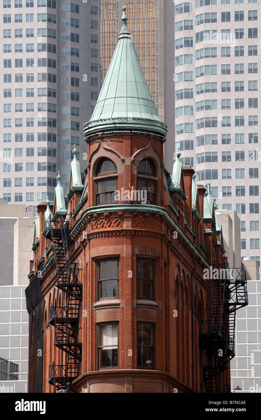 Immeuble Gooderham, Toronto, Ontario, Canada Banque D'Images