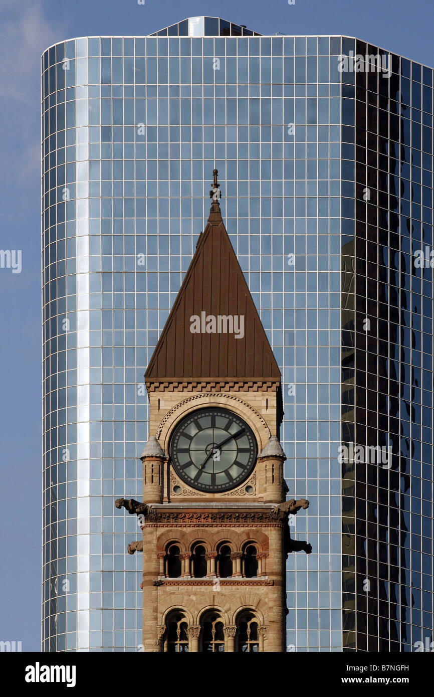 Old City Hall Tower, Toronto, Ontario, Canada Banque D'Images