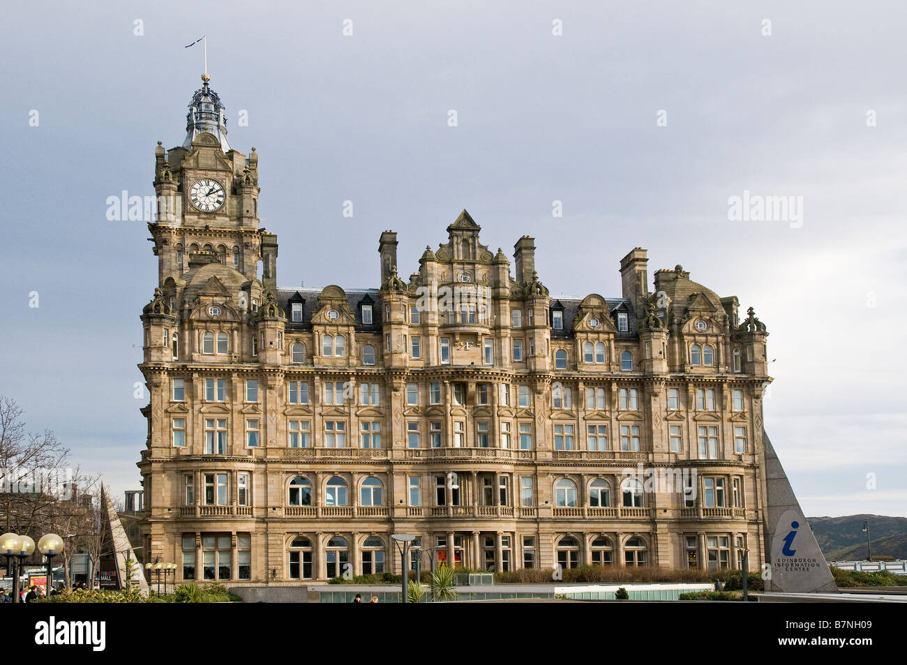 Le célèbre Hôtel Balmoral, Princes Street, Édimbourg Banque D'Images
