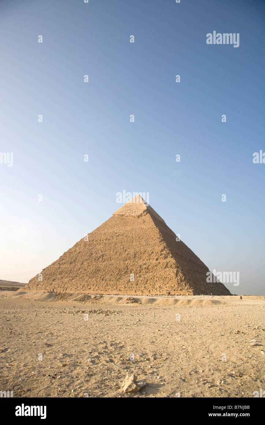Pyramides, Gizeh, Egypte, sable, désert, Chaud, vacances, Voyage, Archéologie, civilisation ancienne, unesco Banque D'Images