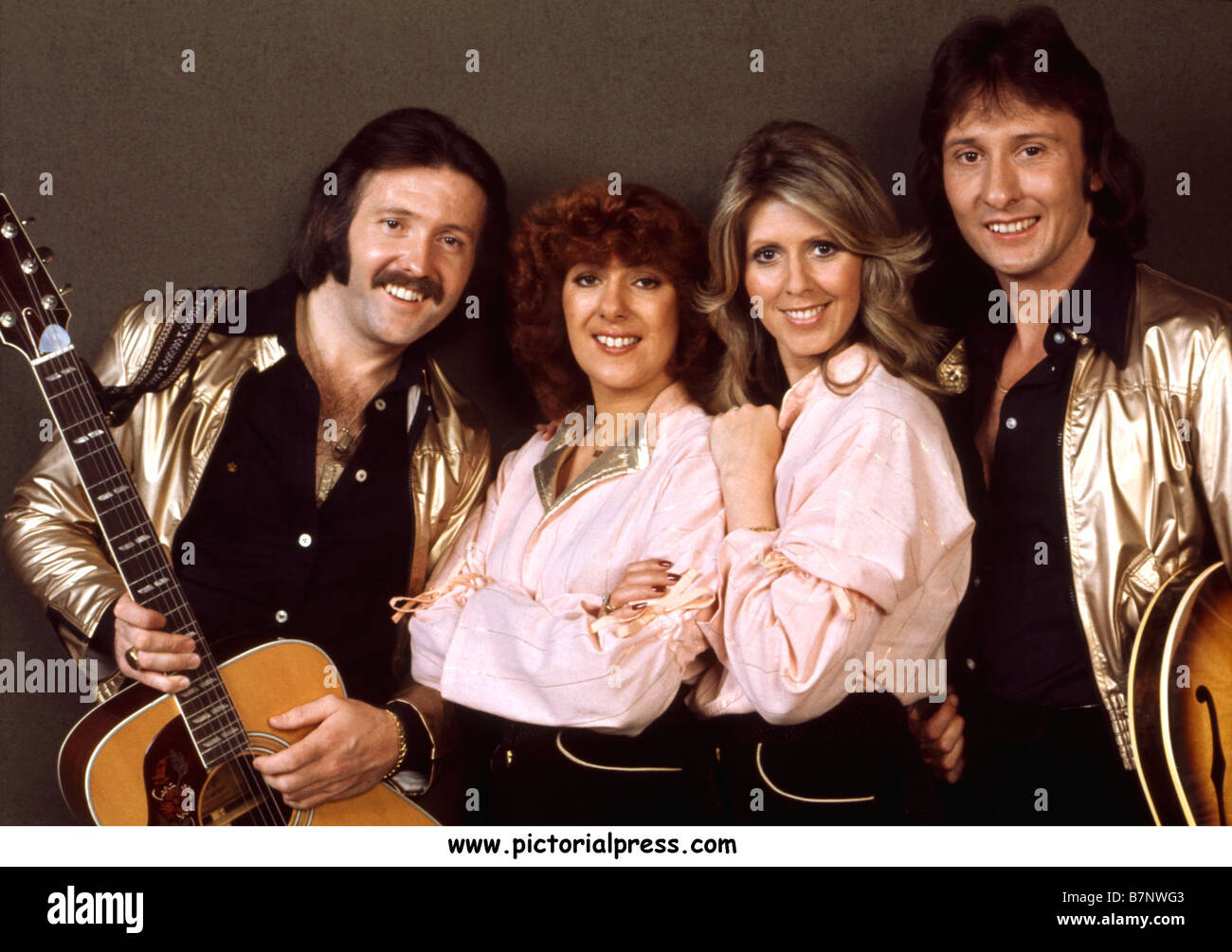 Fraternité de l'homme groupe pop britannique en 1975 Banque D'Images