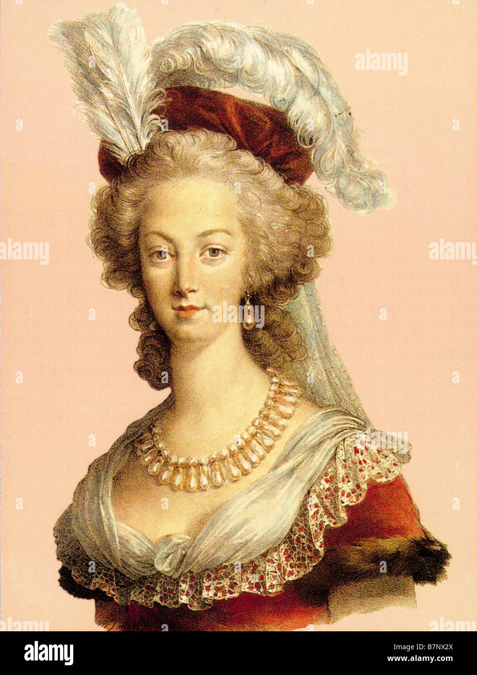 MARIE ANTOINETTE reine de France 1755 1793 Banque D'Images