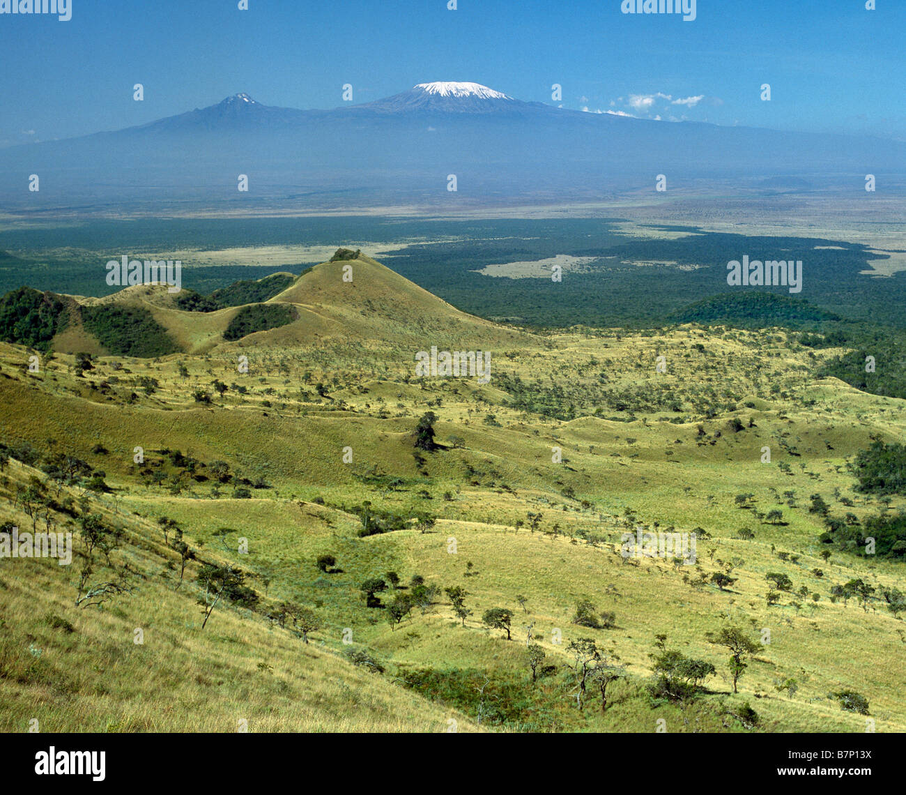 Lafrique Le Kenya Le Mont Kilimandjaro Lafrique Plus