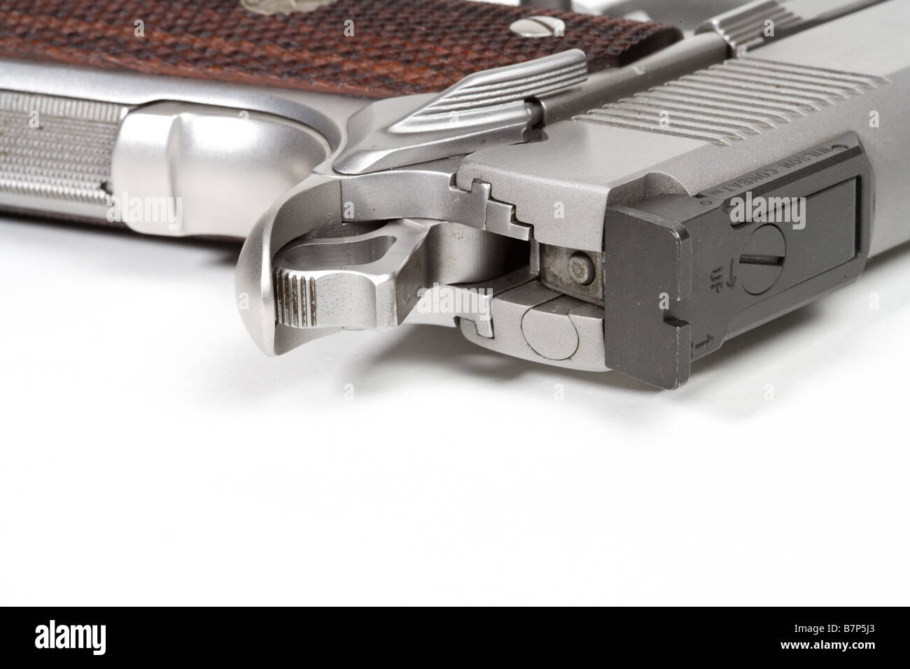 Un pistolet style 1911 Banque D'Images