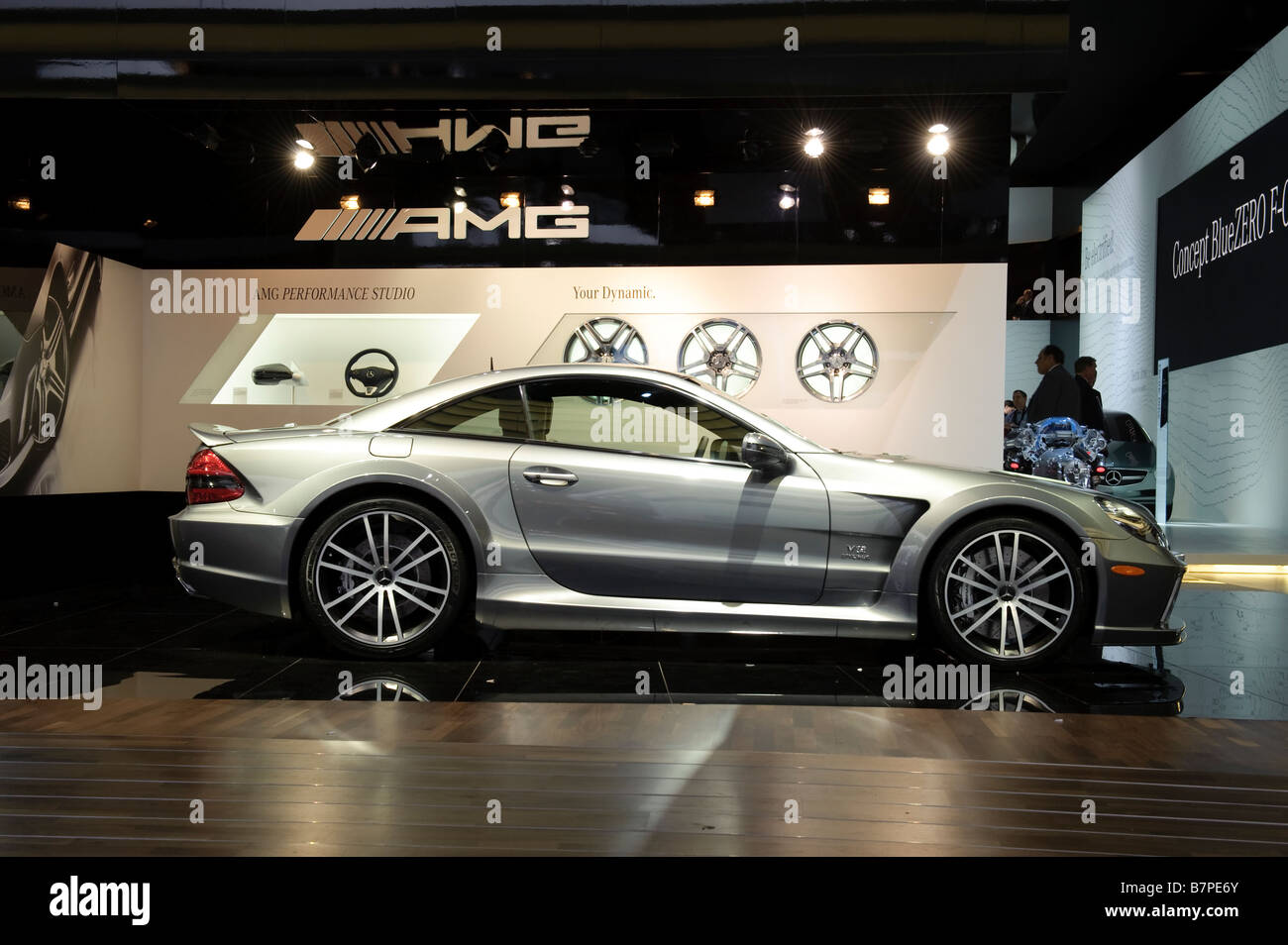 2009 Mercedes AMG SL65 Black Series au 2009 North American International Auto Show de Detroit Michigan USA Banque D'Images