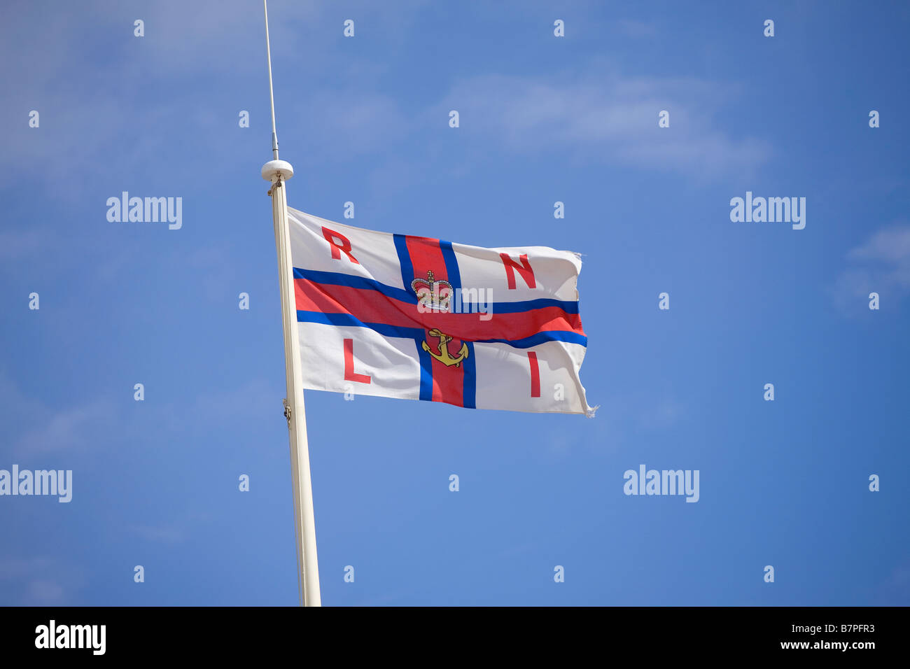 La Rnli Pavillon Royal National Lifeboat Institution Uk Banque D'Images