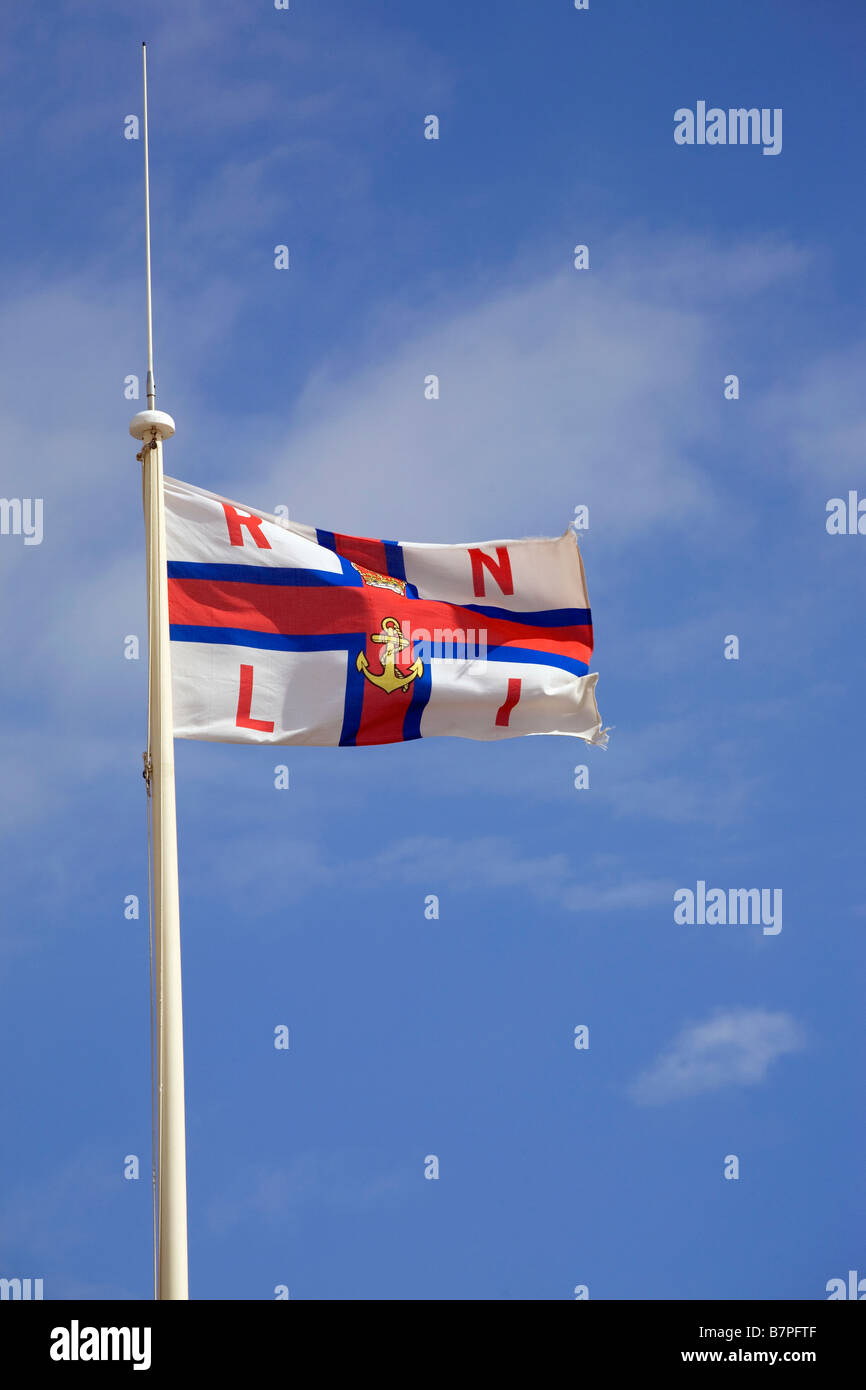 La Rnli Pavillon Royal National Lifeboat Institution Uk Banque D'Images