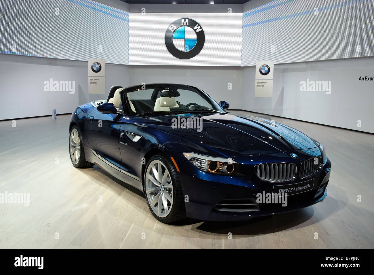 2009 BMW Z4 à la 2009 North American International Auto Show de Detroit Michigan USA Banque D'Images