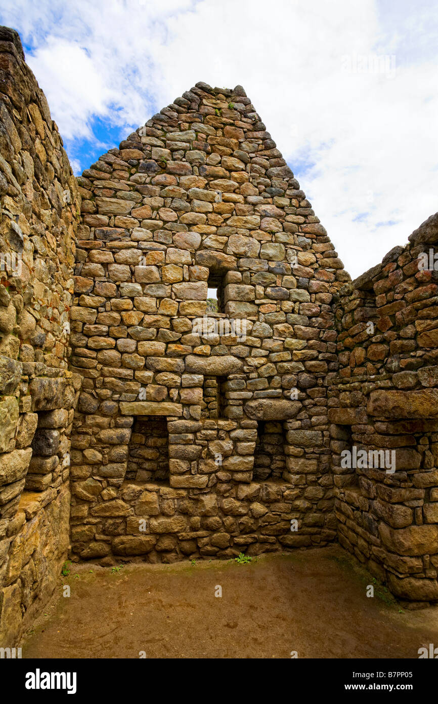 Maison à Machu Picchu Banque D'Images