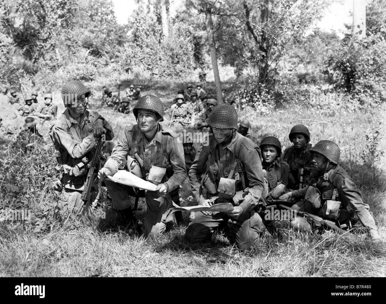 Objectif, la Birmanie Année : 1945 USA Frank Tang, Errol Flynn, John Alvin Réalisateur : Raoul Walsh Banque D'Images