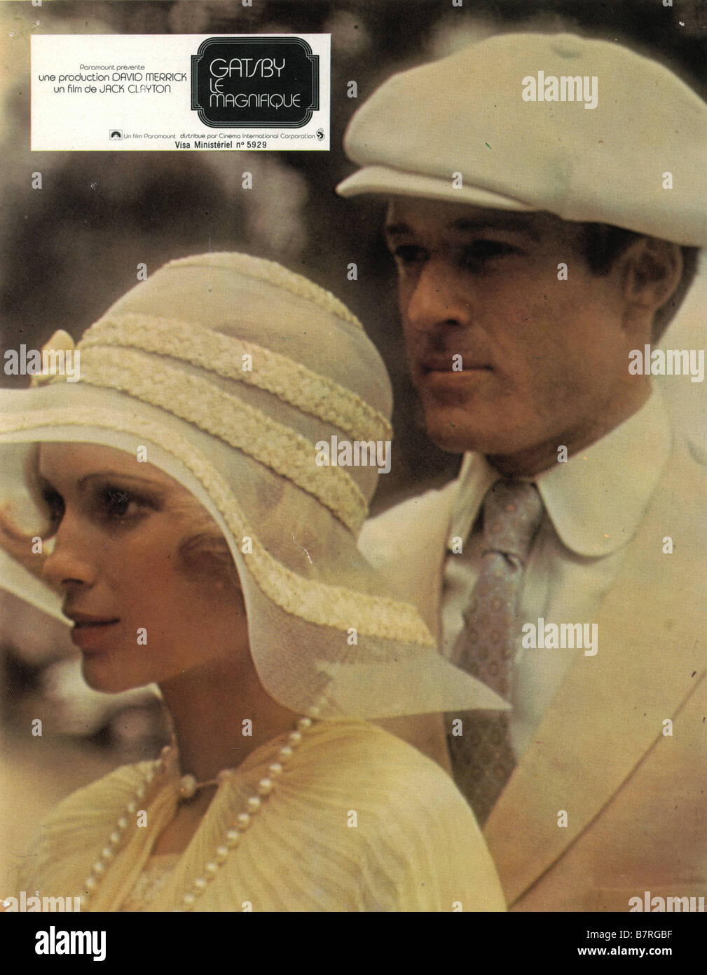 Gatsby le Magnifique Année : 1974 USA Robert Redford, Mia Farrow Réalisateur : Jack Clayton Banque D'Images