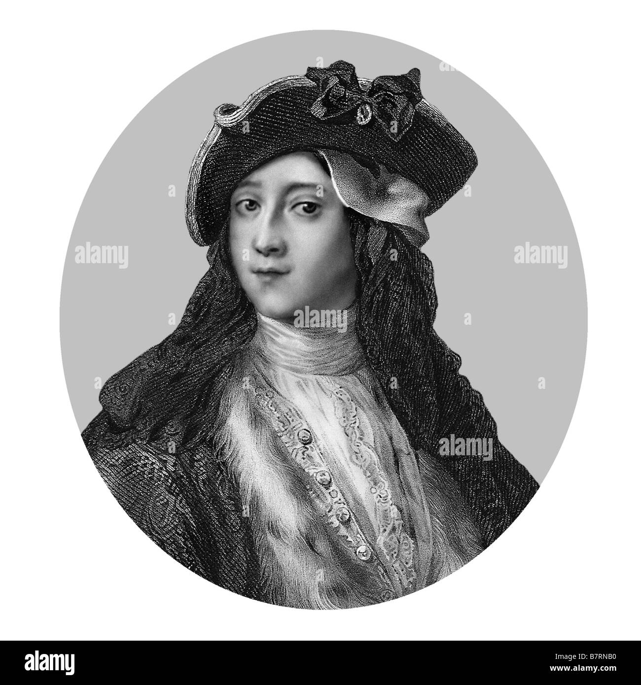 Horace Walpole 1717 1797 Auteur Anglais Banque D'Images