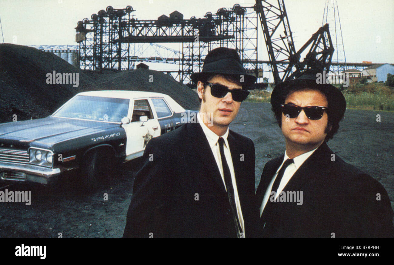 The Blues Brothers Année : 1980 USA Dan Aykroyd, John Belushi Réalisateur : John Landis Banque D'Images