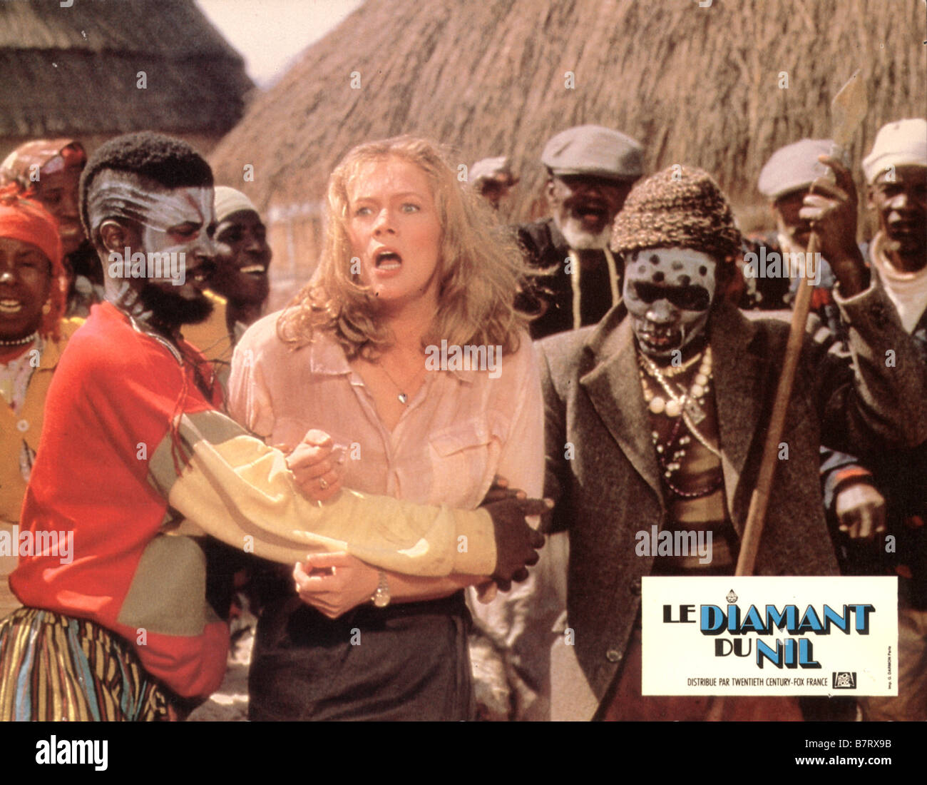 Le joyau du Nil Année : 1985 USA Kathleen Turner Directeur : Lewis Teague Banque D'Images