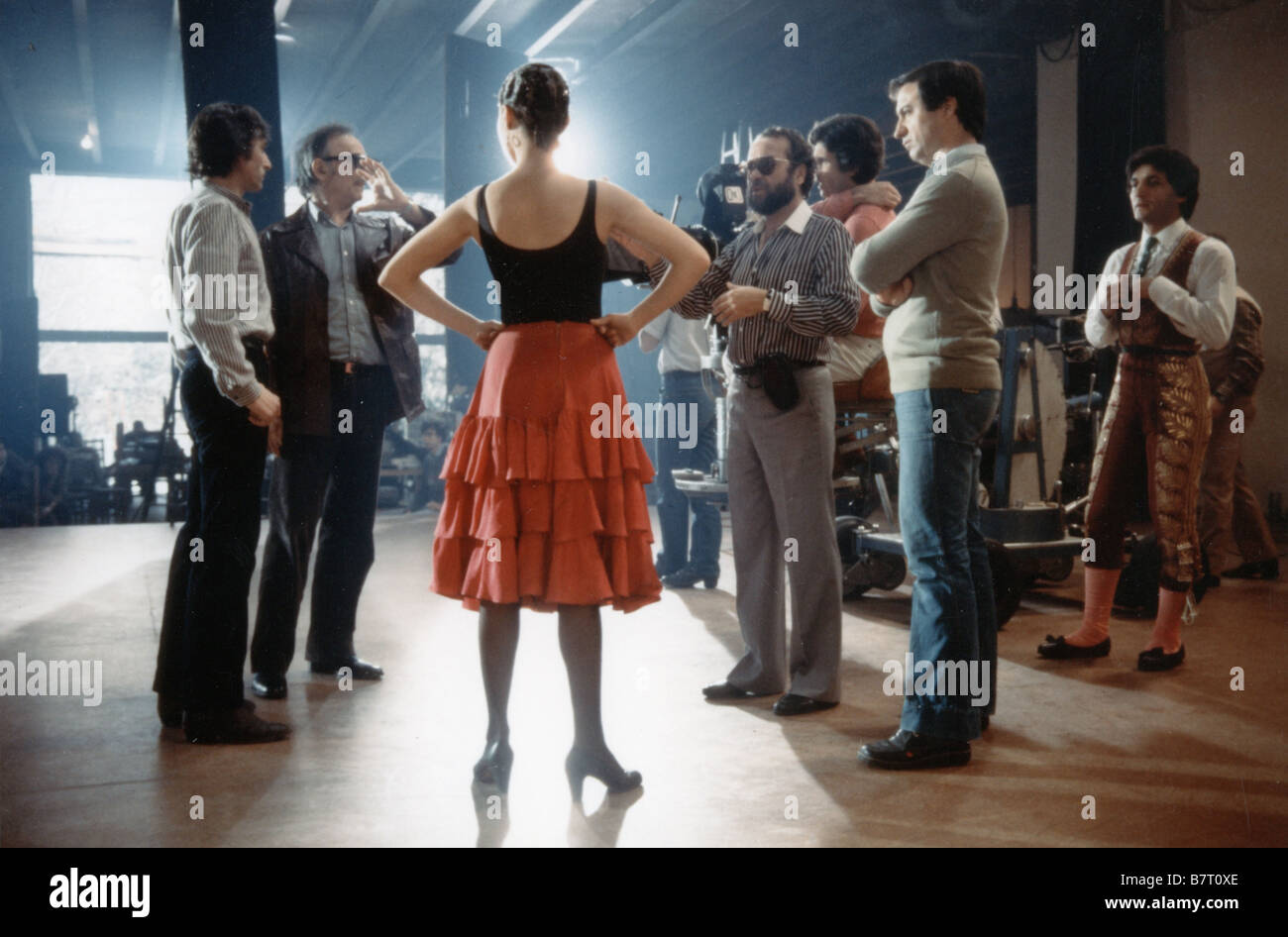 Carmen Année : 1983 - Espagne Antonio Gades, Laura del Sol Réalisateur : Carlos Saura Shooting photo Banque D'Images
