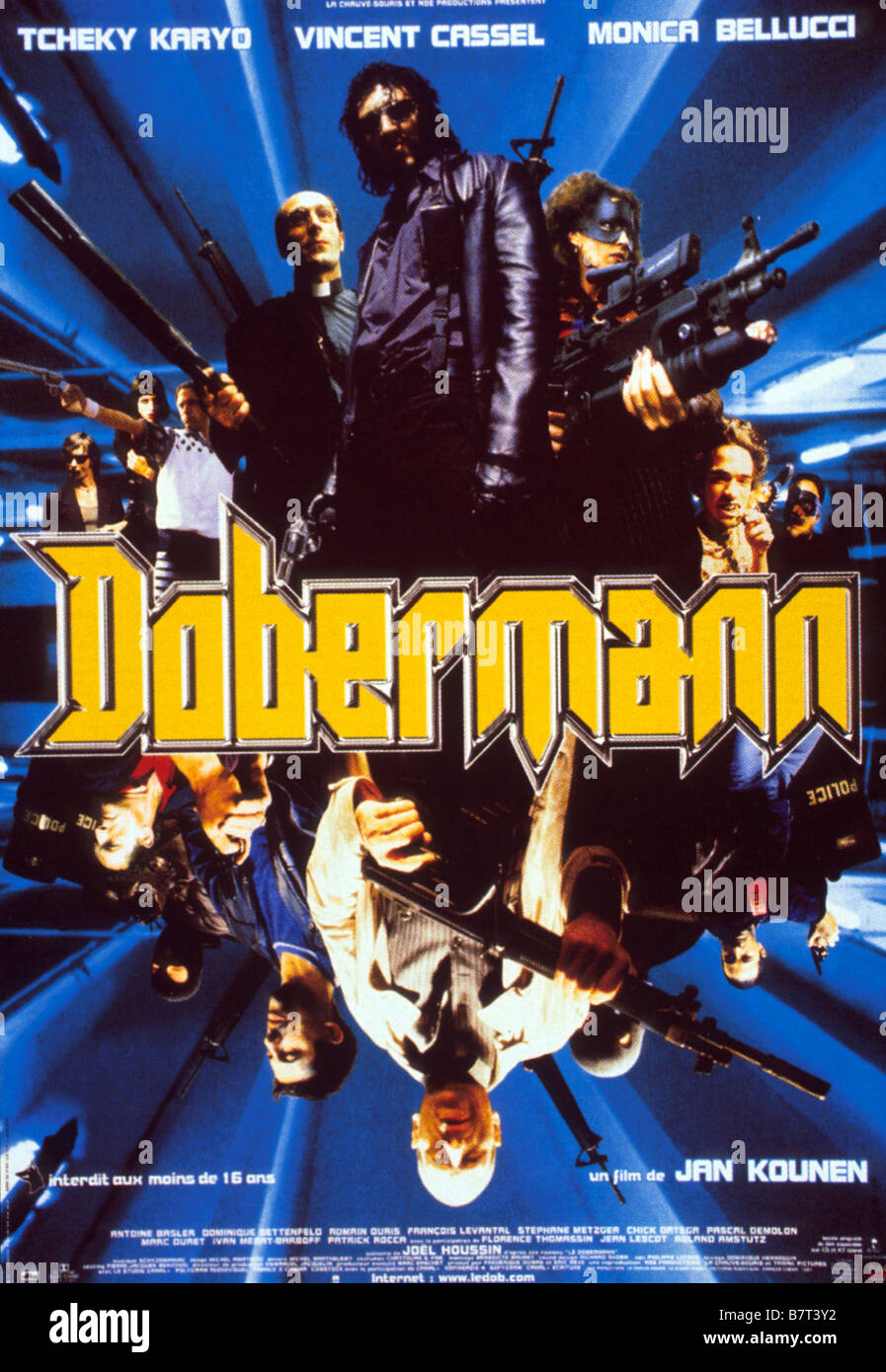Dobermann Année : 1997 - France affiche, poster Réalisateur : Jan Kounen Banque D'Images