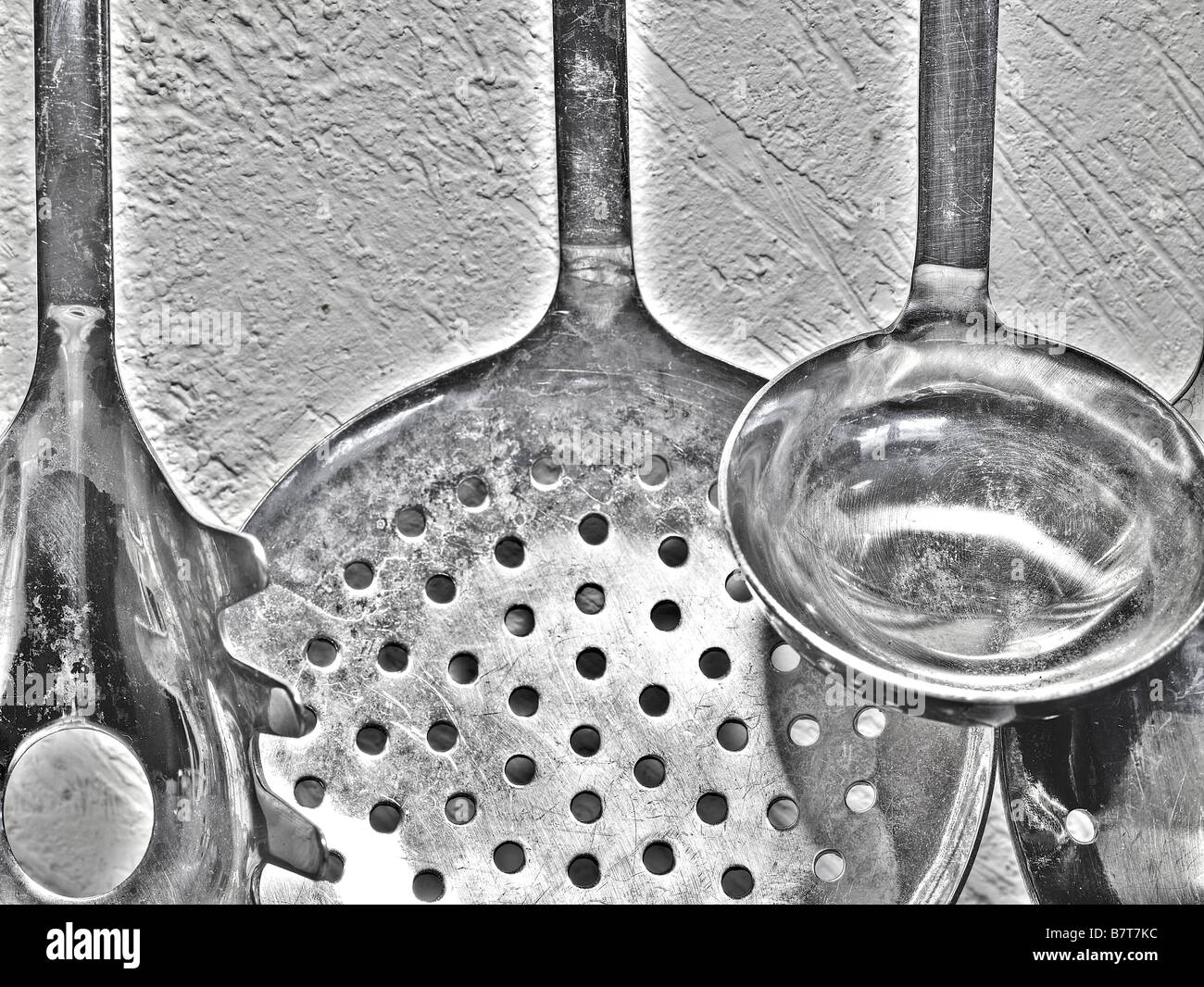 Des ustensiles de cuisine Détail Banque D'Images