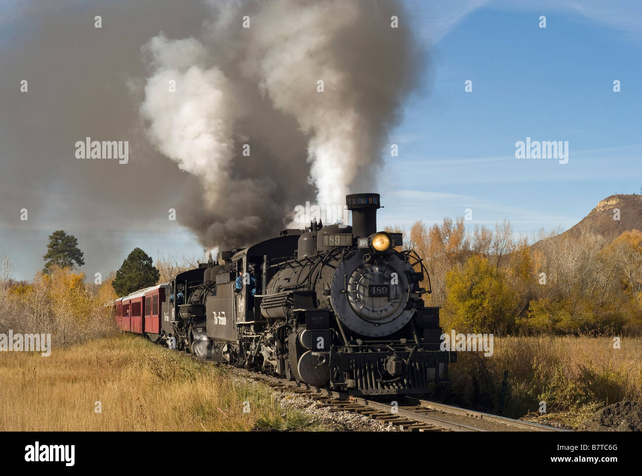 Cumbres et Scenic Railroad Toltèque Nouveau Mexique USA Banque D'Images