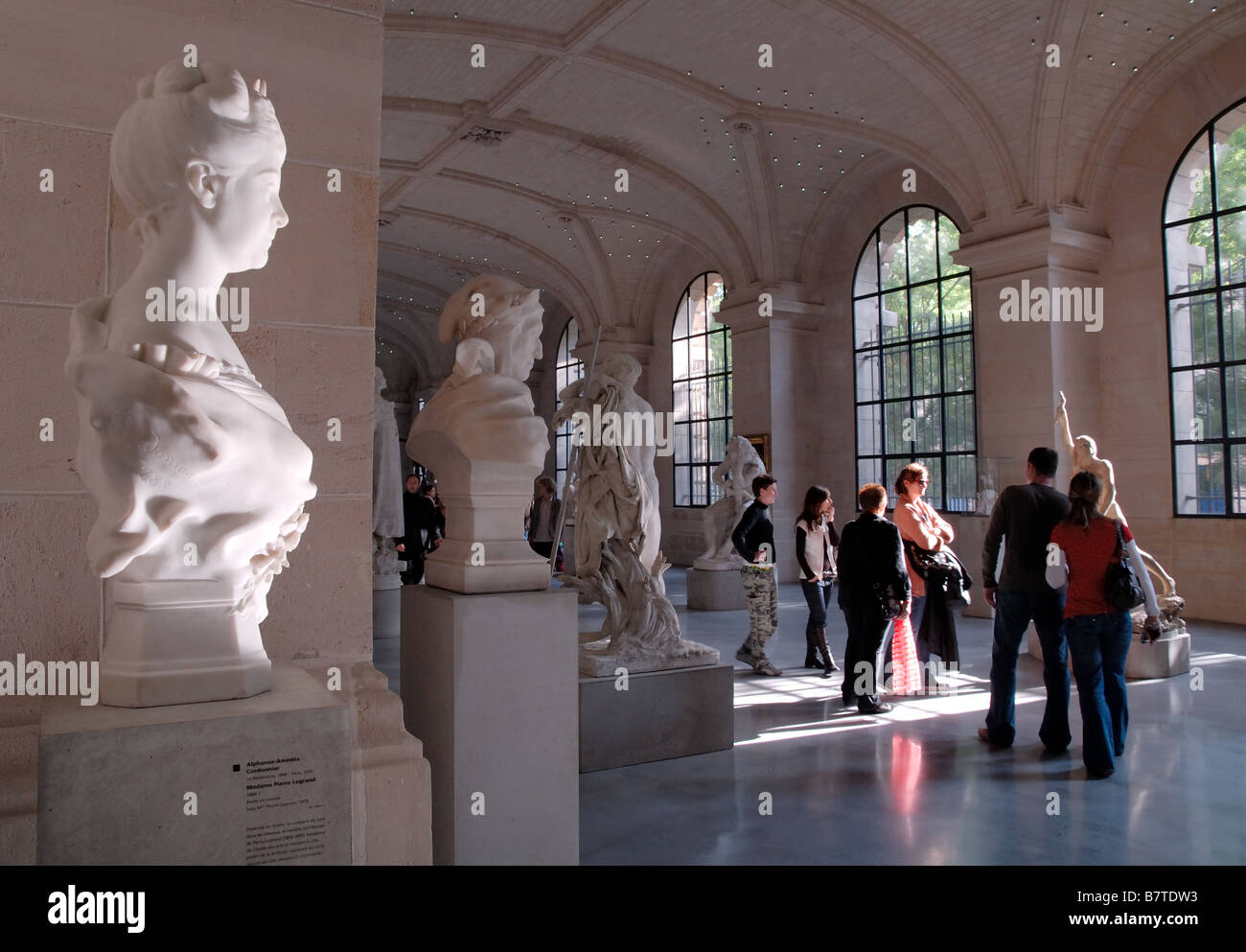 Galerie de sculptures au Palais des Beaux Arts, Lille, France Banque D'Images