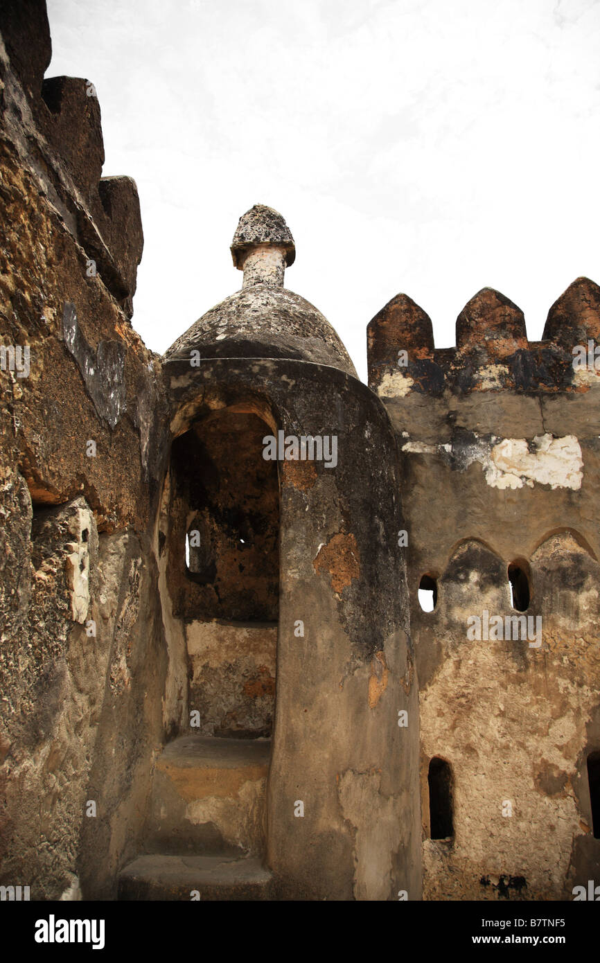 Ruines du Fort Jésus Mombasa Kenya Afrique Banque D'Images