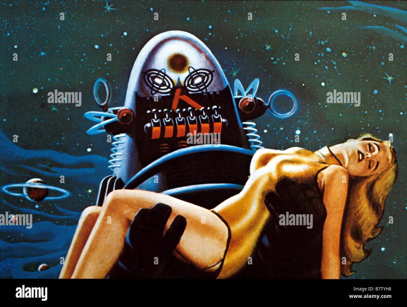 Planète interdite Année : 1956 USA Réalisateur : Fred M. Wilcox Banque D'Images