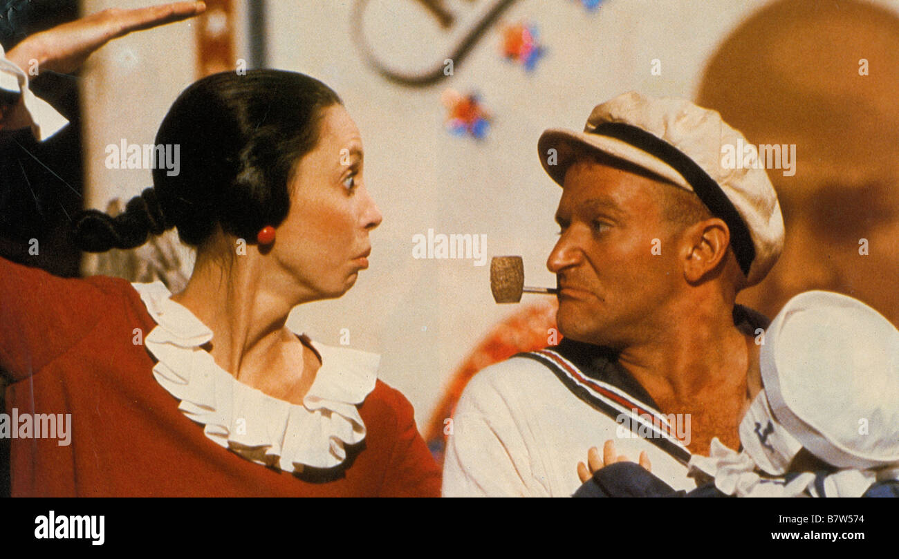 Popeye Année : 1980 USA Shelley Duvall, Robin Williams Réalisateur : Robert Altman Banque D'Images