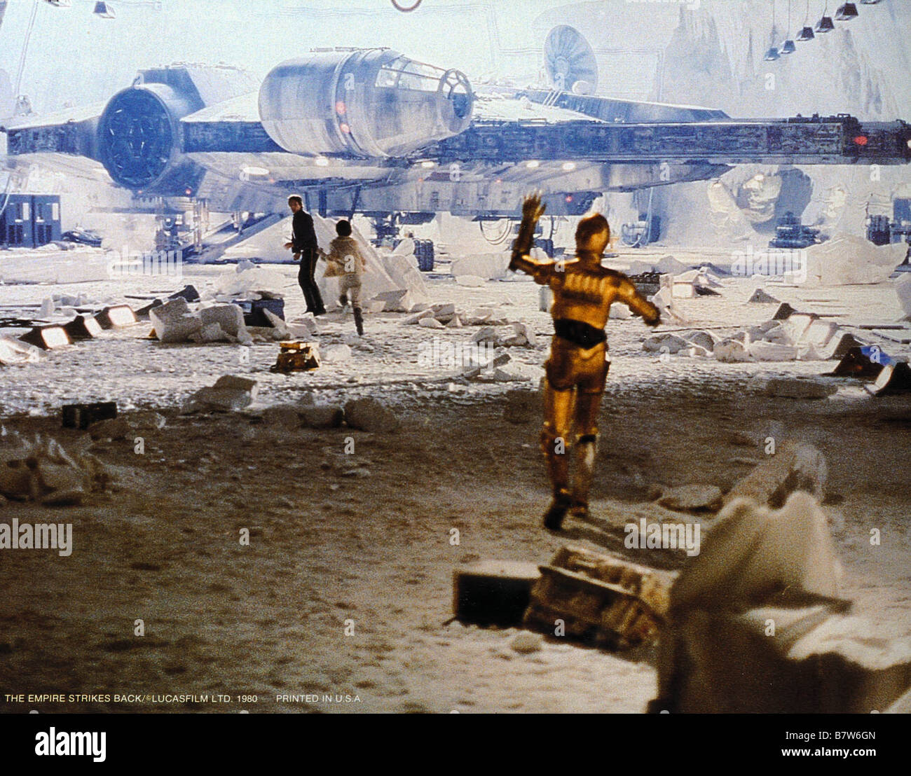 Star Wars : Épisode V, l'Empire contre-attaque Année : 1980 USA Réalisateur : Irvin Kershner Anthony Daniels Banque D'Images