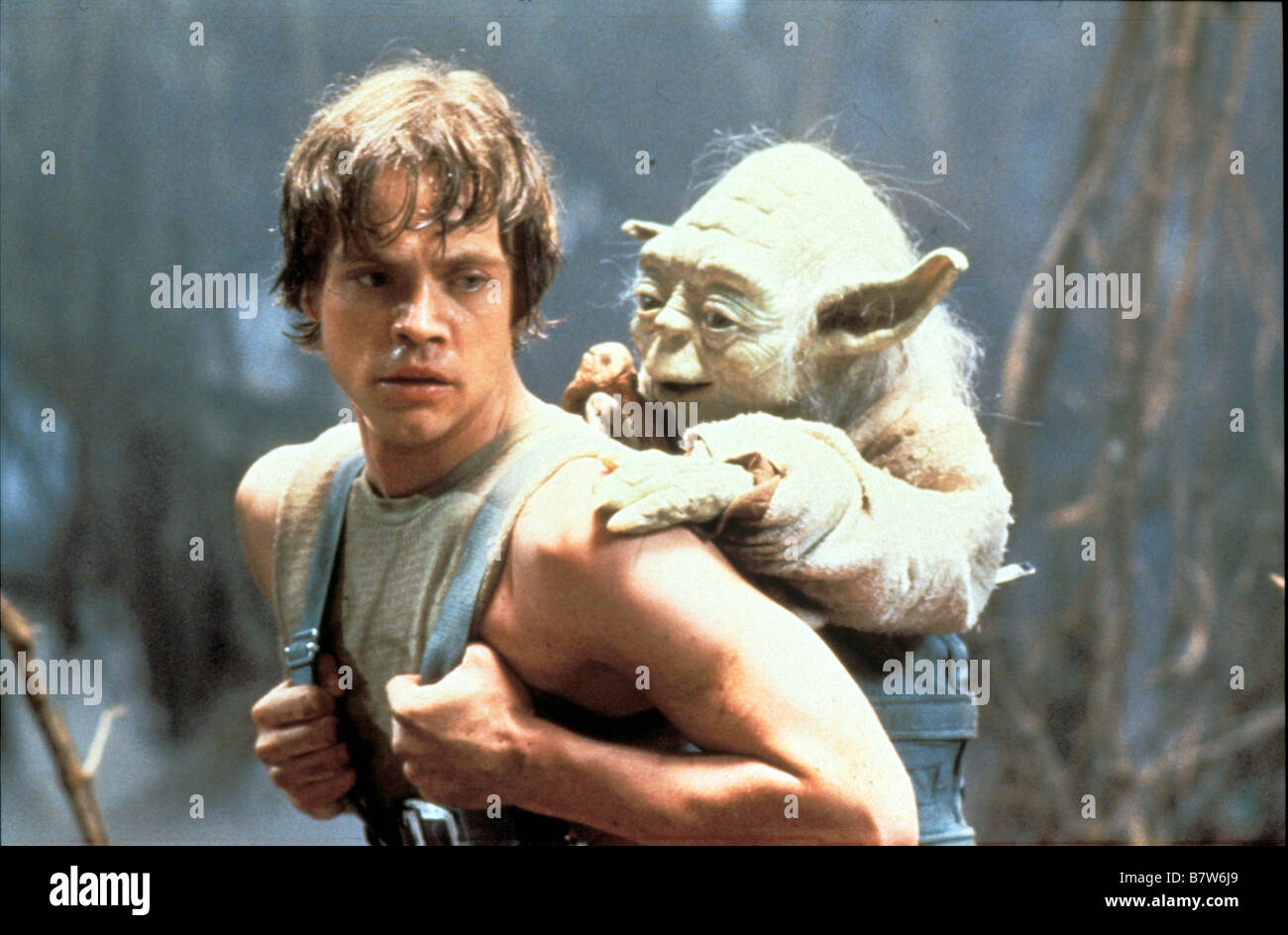 Star Wars : Épisode V, l'Empire contre-attaque Année : 1980 USA Réalisateur : Irvin Kershner Mark Hamill, Frank Oz Banque D'Images