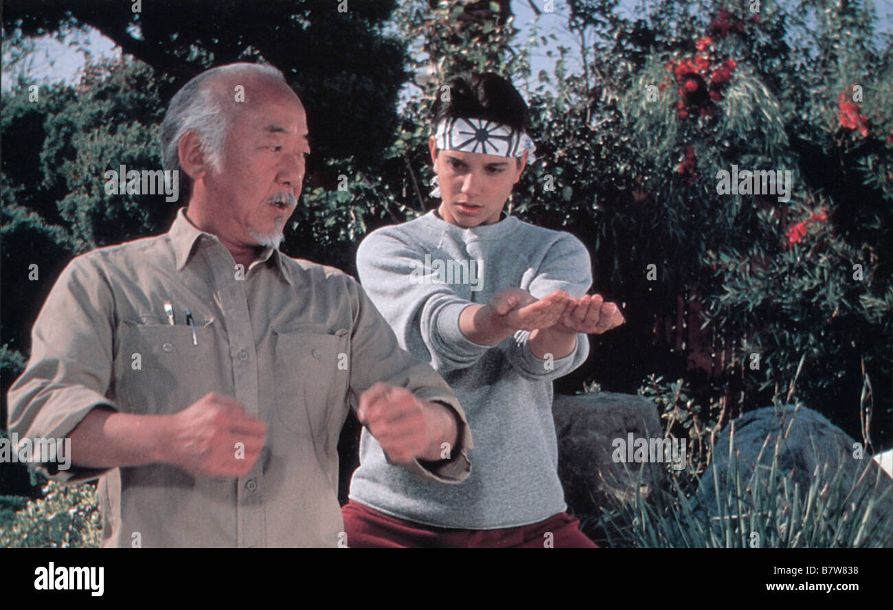 Ralph macchio pat morita the karate kid iii Banque de photographies et