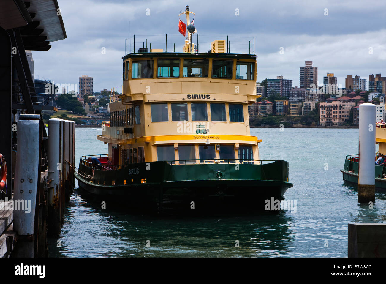 Un ferry de Circular Quay, Sydney, NSW, Australie Banque D'Images